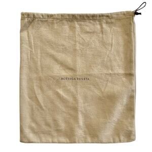 Bottega Veneta Beige Drawstring Protective Cover Dust Bag 13"x14.5"